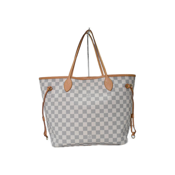Louis Vuitton Handbags - LOUIS VUITTON Neverfull Damier Azur White Ivory White Canvas Tote Bag Mothers